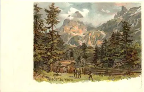 Niedersurenen - Künstler O. Rudolf - Litho -782142