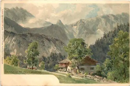 Graseck bei Partenkirchen - Litho -782192