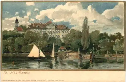 Schloss Mainau - Künstler Zemo Diemer- Litho -782166