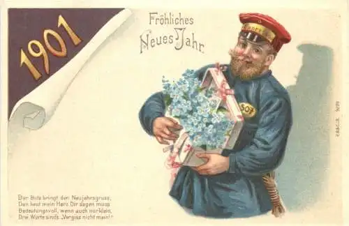 Neujahr Jahreszahl 1901 -782276