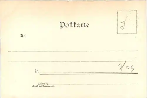 München - Gruss vom Löwenbräukeller - Litho -782412