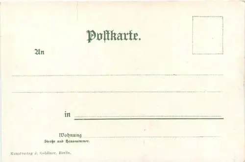 Alt-Berlin - Ein Hof im Krögel - Litho -782410