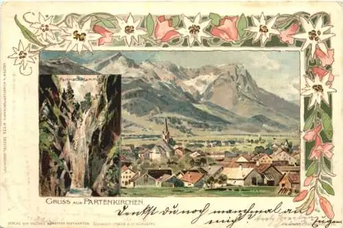 Gruss aus Partenkirchen - Litho -782426