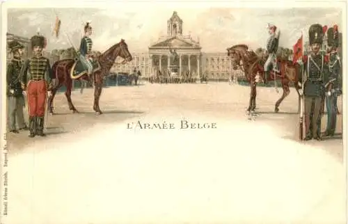 Armee Belge - Litho -782514