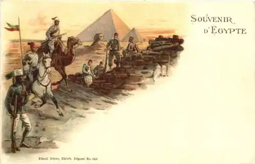 souvenir d Egypte - Litho -782524