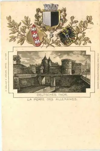 Metz - Deutsches Thor - Litho -782618