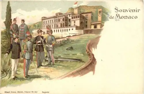 Souvenir de Monaco - Litho -782516