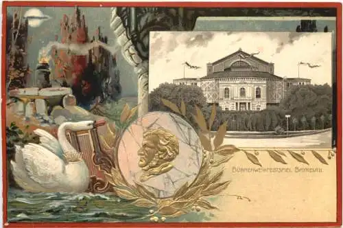 Bayreuth - Bühnenweihfestspiel - Litho -782536