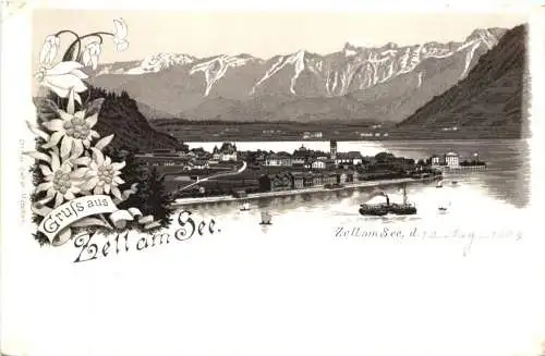 Gruss aus Zell am See - Litho 1894 -782604