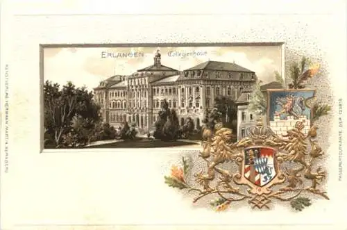 Erlangen - Collegienhaus - Litho -782572