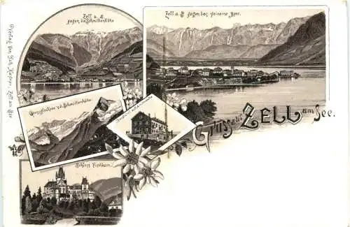 Gruss aus Zell am See - Litho -782602