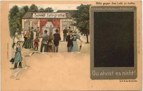 Schnell Fotografie - Halt gegen Licht - Litho -782668