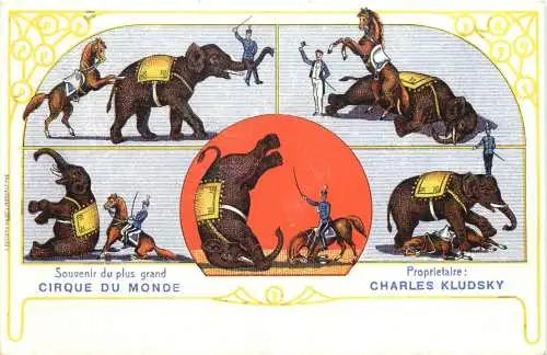 Zirkus - Cirque du Monde - Elefant -782640