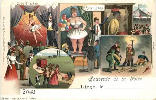 Liege - Souvenir de la Foire - Litho -782878