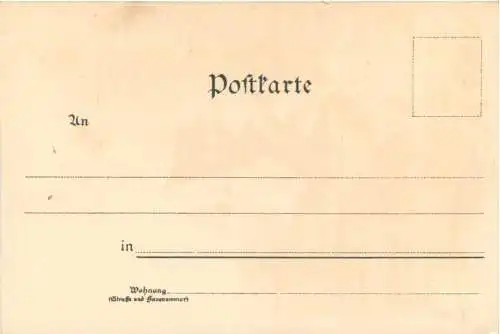 Gruss vom Stammtischt - Litho -782856