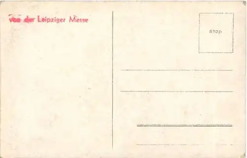 Leipzig - Gruss von der Messe - Litho -782862