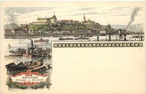 Budapest - Litho - Ganzsache -783002