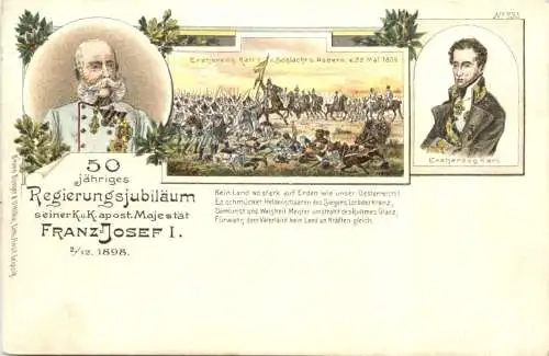 Kaiser Franz Josef - 50j Regierungs Jubiläum -783102