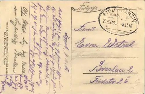Ostseebad Zoppot - Landungssteg - Bahnpost Stolpen - Danzig -624830