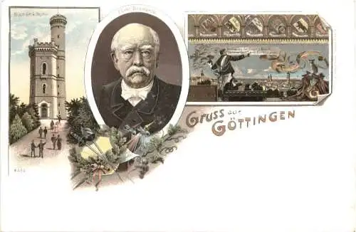 Gruss aus Göttingen - Bismarck - Litho -783128