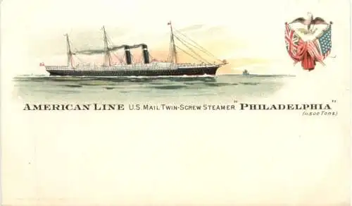 American Line - US Mail Steamer SS Philadelphia -783136