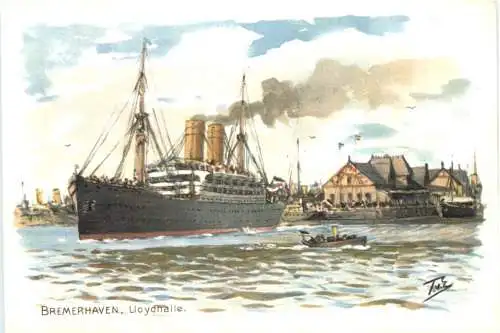 Bremerhaven Lloydhalle - Litho -783216