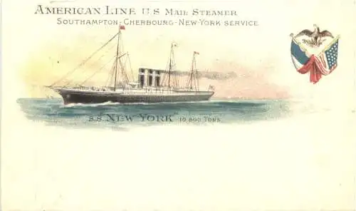 American Line - US Mail Steamer SS New York -783130