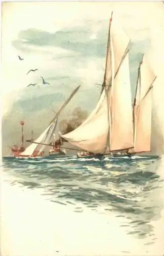 Segelboote - Litho -783266