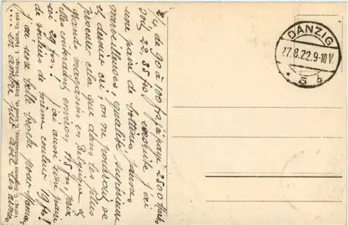 Ostseebad Zoppot - Kurgarten mit Seesteg -625338