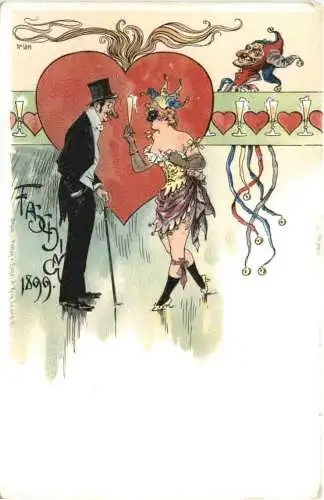 Fasching 1899 - Litho -783442