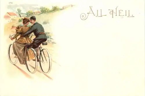 Fahrrad - All Heil - Litho -783532