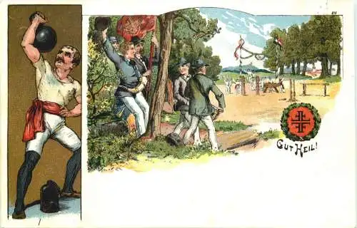 Turnen - Gut Heil - Litho -783564