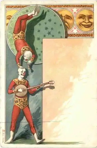 Zirkus - Clown - Litho -783430