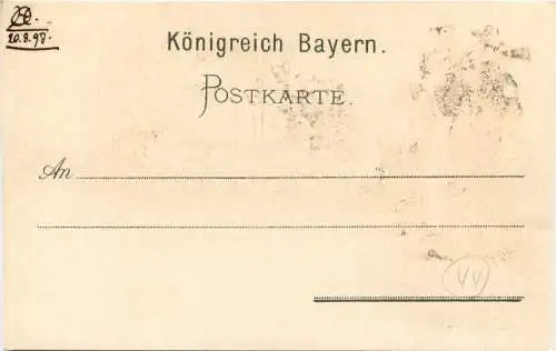 Nürnberg - Deutsches Bundesschiessen 1897 - Litho -783590