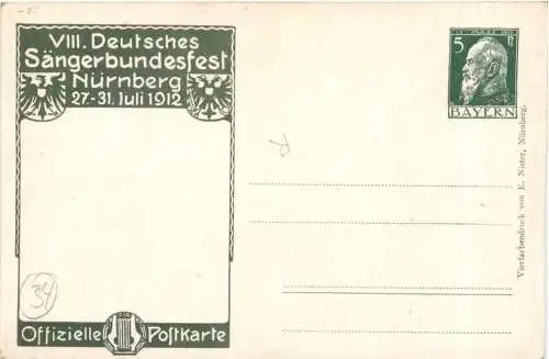 Nürnberg - Deutscher Sängerbund 1912 -783756