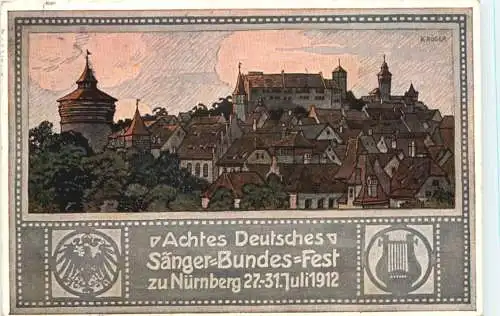 Nürnberg - Deutsches Sängerbundfest 1912 -783754