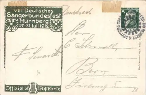 Nürnberg - Deutsches Sängerbundfest 1912 -783754