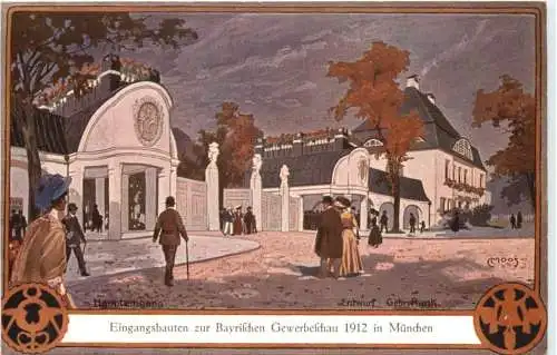 München - Bayrische Gewebeschau 1912 -783722