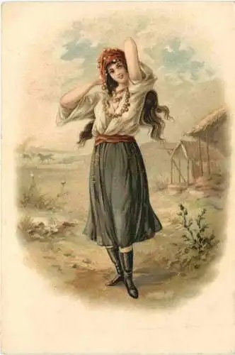 Frauen - Litho - Zigeunerin -783868