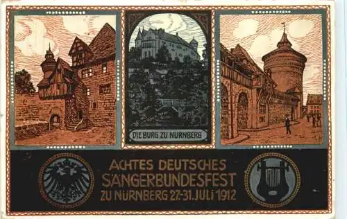 Nürnberg - Deutsches Sängerbundfest 1912 -783750