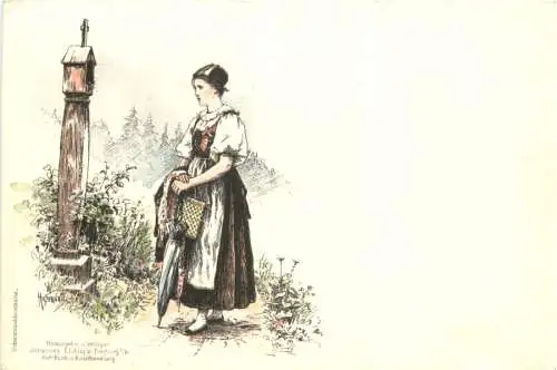 Künstler Ak Hasemann Schwarzwald - Litho -784088