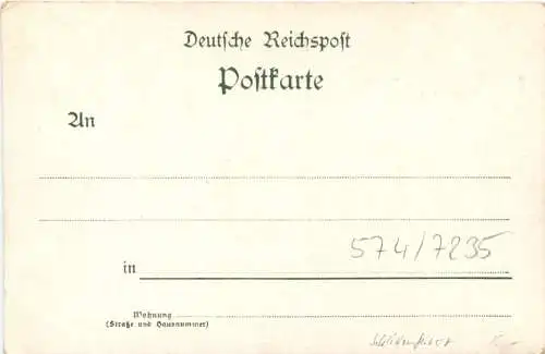 Schlittenfahrt - Litho -784138