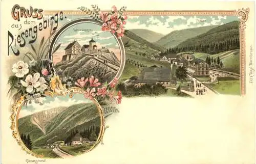 Gruss aus dem Riesengebirge - Litho -784278