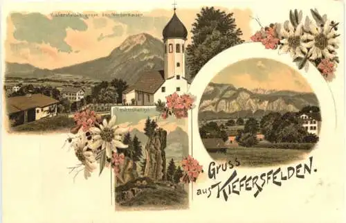 Gruss aus Kiefersfelden - Litho -784264