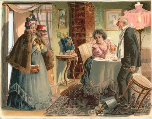 Klappkarte - Humor Eifersucht - Litho -784300