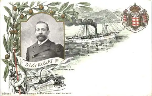 Monaco - SAS Albert I - Litho -784394