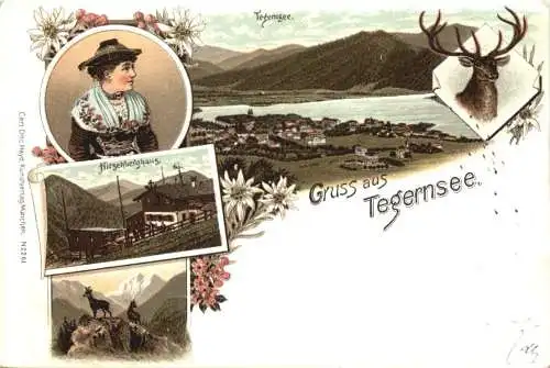 Gruss aus Tegernsee - Litho -784252