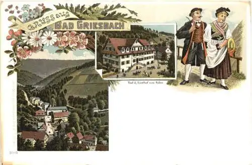 Gruss aus Bad Griesbach - Litho -784246