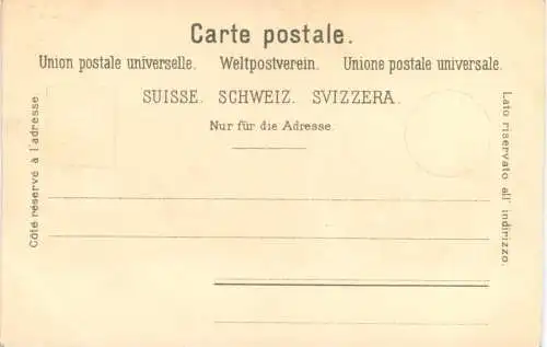 Gruss vom Julier - Litho - Postkutsche -784286