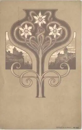 Meran - Künstler AK Jugendstil - Litho -784408